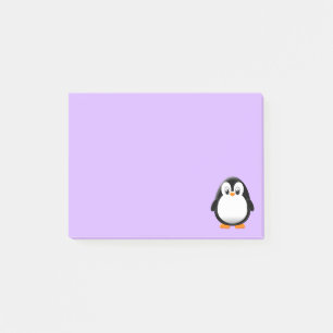 Niedlicher Pinguin-Cartoon Post-it Klebezettel