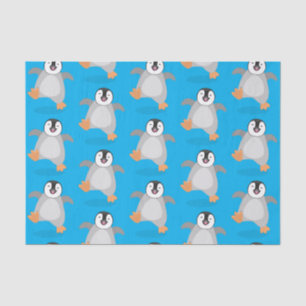 Niedlicher Pinguin-Cartoon Seidenpapier