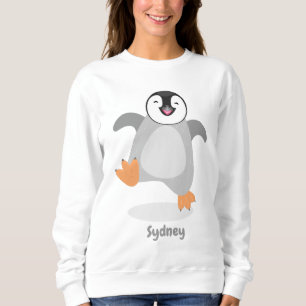 Niedlicher Pinguin-Cartoon Sweatshirt