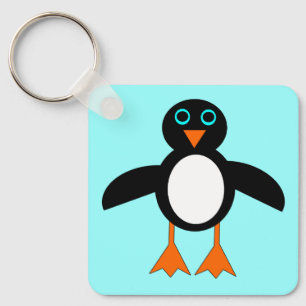 Niedlicher Pinguin Custom Schlüsselanhänger