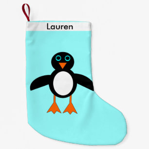 Niedlicher Pinguin Custom Strumpf Kleiner Weihnachtsstrumpf