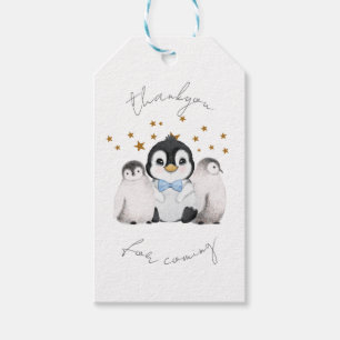 Niedlicher Pinguin danke für die Ankunft Geschenkanhänger