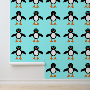 Niedlicher Pinguin Gemustert Tapete