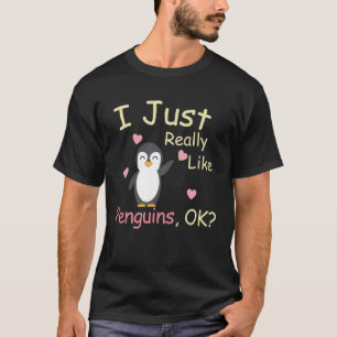 Niedlicher Pinguin I einfach wirklich Liebe Pingui T-Shirt
