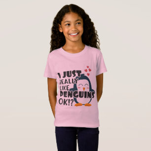 Niedlicher Pinguin I einfach wirklich wie Pinguine T-Shirt