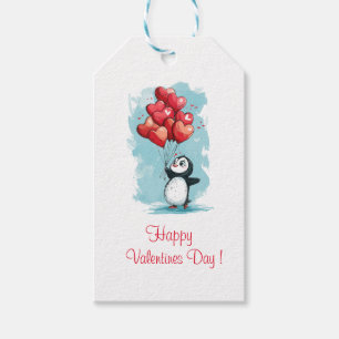 niedlicher Pinguin in der Liebe für den Valentinst Geschenkanhänger