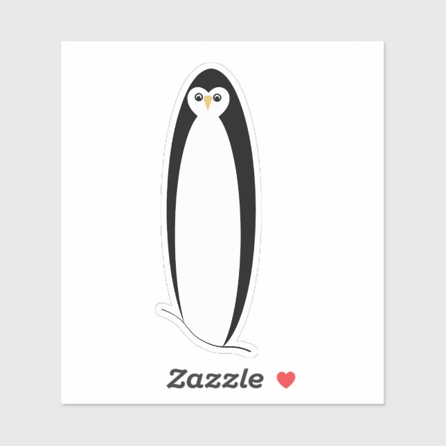 Niedlicher Pinguin-Laptop-Aufkleber Aufkleber (Blatt)