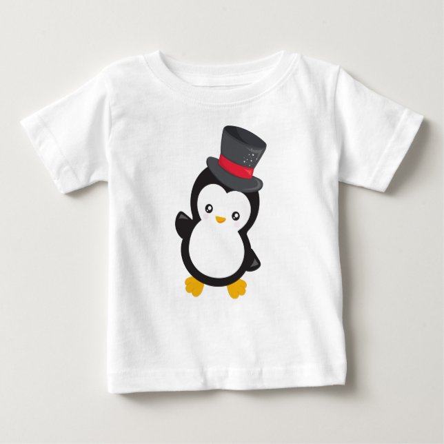 Niedlicher Pinguin, Little Pinguin, Top Hat (Vorderseite)