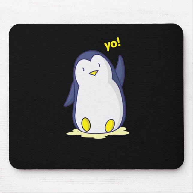 niedlicher Pinguin Mousepad (Vorne)