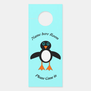 Niedlicher Pinguin Personalisiert Türanhänger