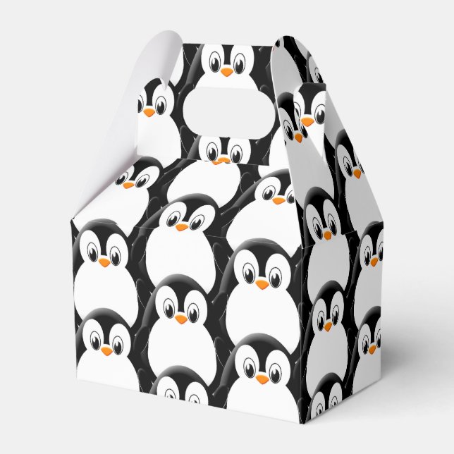 Niedlicher Pinguin-Pinguin Geschenkschachtel (Vorderseite)