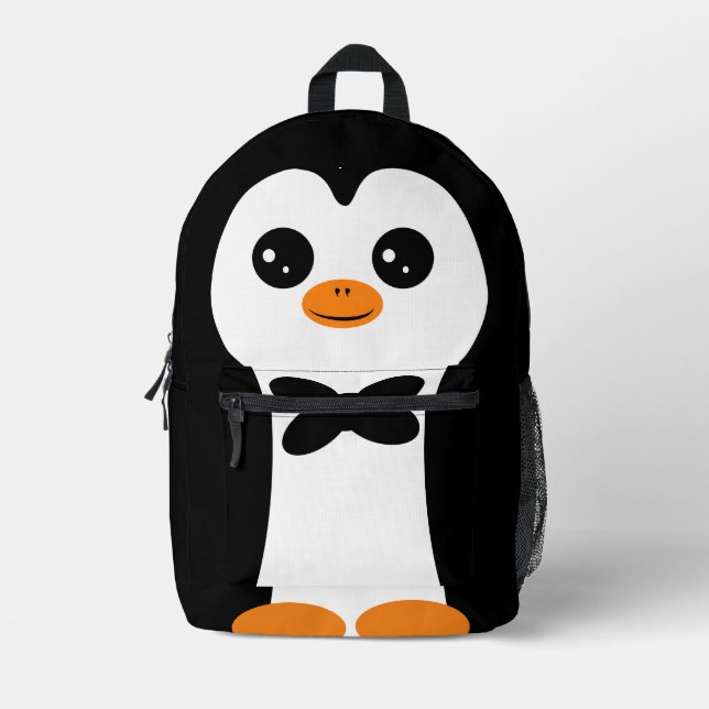 Niedlicher Pinguin-Rucksack Bedruckter Rucksack (Vorderseite)