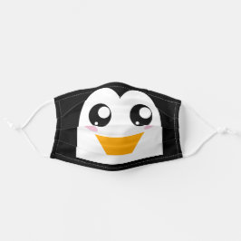 Niedlicher Pinguin, Spaß Mund-Nasen-Maske Aus Stoff