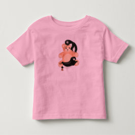 Niedlicher Pinguin und Bärendesign für Kleinkinder Kleinkind T-shirt