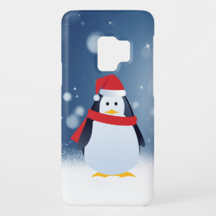 Niedlicher Pinguin w Rote Weihnachtsmannmütze Weih Case-Mate Samsung Galaxy S9 Hülle