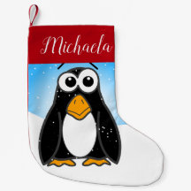 Niedlicher Pinguin w Snowflakes Blue Sky Kinder Ca