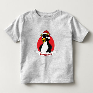 Niedlicher Pinguin Weihnachten Cartoon Kleinkind T T-shirt