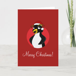 Niedlicher Pinguin Weihnachten Cartoon Weihnachtsw