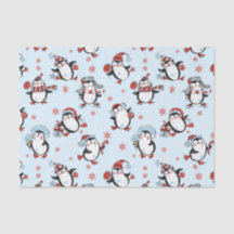 Niedlicher Pinguin Wintersaisonmuster