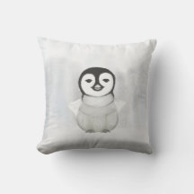 niedlicher Pinguin zeichnend