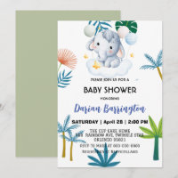 Niedlicher Pink-Elefant-Krug-Blume Babydusche Kind