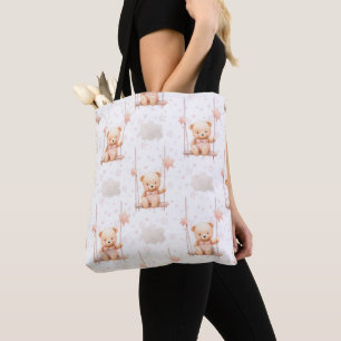 NIEDLICHER PINK-TEDDY-BAR TASCHE