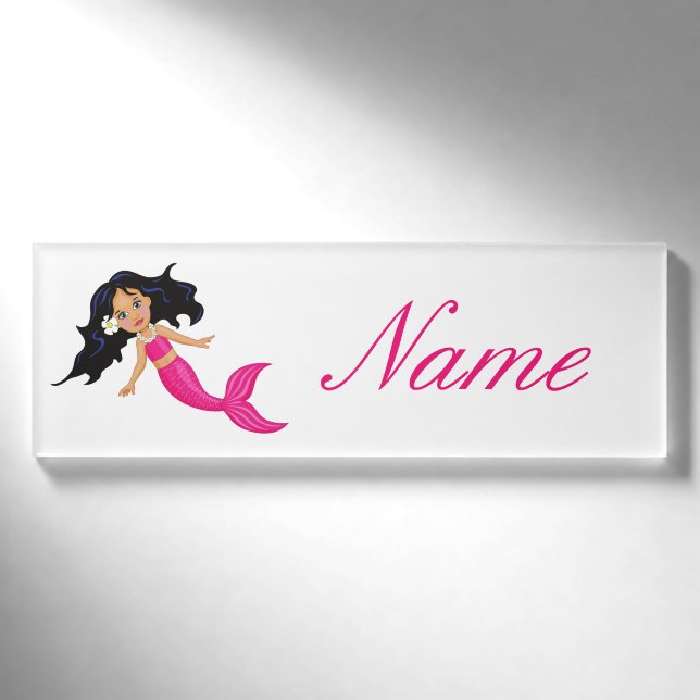 Niedlicher Pinkschwanzmarmelade Thunder_Cove Namenschild (Vorderseite)