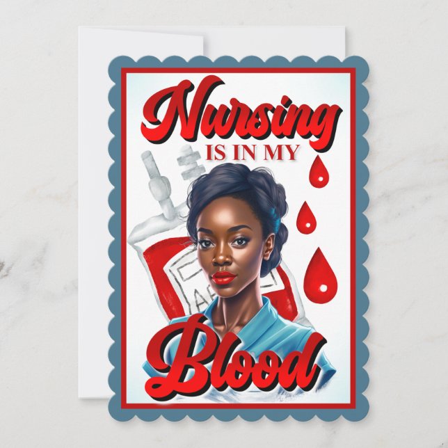 Niedlicher Pinup Dankeskarte (Vorderseite)