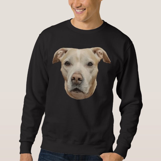 Niedlicher Pitbull 7 Sweatshirt (Vorderseite)