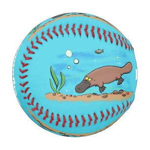 Niedlicher Platypus-Cartoon Baseball