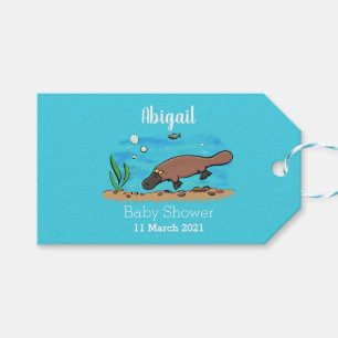 Niedlicher Platypus-Cartoon Geschenkanhänger