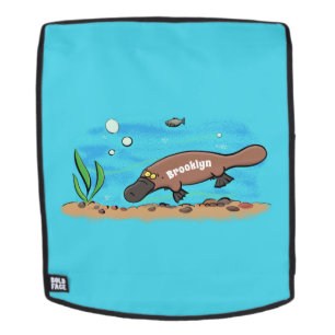 Niedlicher Platypus-Cartoon Rucksack