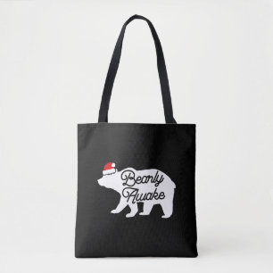 Niedlicher Polar Bär Weihnachten Pajama Shirt Funn Tasche