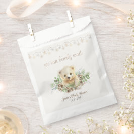 Niedlicher Polar Bear Cub Bear Bear Bear Vorwarte  Geschenktütchen