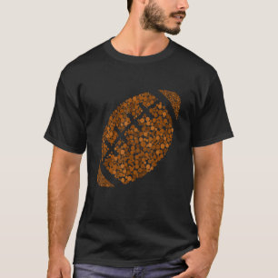 Niedlicher Polka Dot Football Lover Player Interna T-Shirt