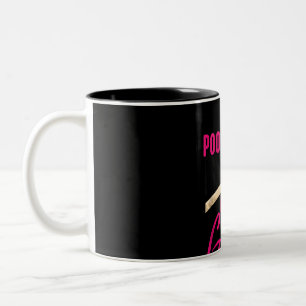 Niedlicher Pool Chalk ist mein lustiges Billard-Sp Zweifarbige Tasse