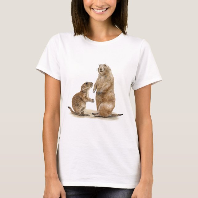 Niedlicher Prairie-Hund-T - Shirt (Vorderseite)
