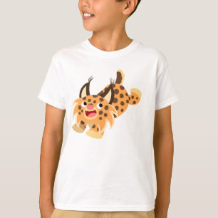 Niedlicher Prankish Cartoonbobcat-KinderT - Shirt