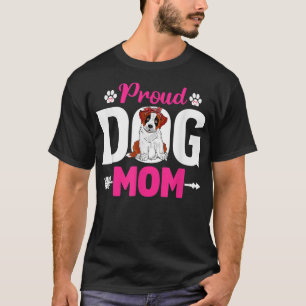 Niedlicher Proud Bernard Dog Mama Sonniger Muttert T-Shirt