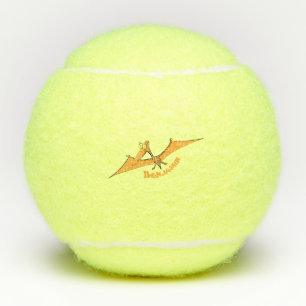 Niedlicher Pterodactylus-Cartoon Tennisbälle