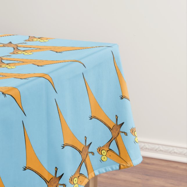Niedlicher Pterodactylus-Cartoon Tischdecke (Beispiel)