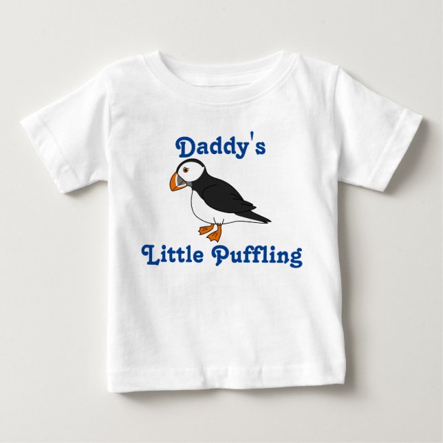 Niedlicher Puffin Baby T-shirt (Vorderseite)
