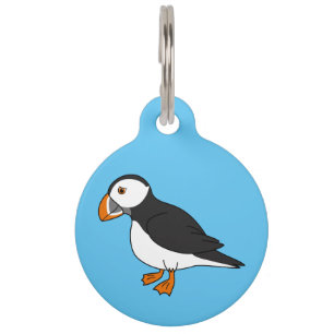 Niedlicher Puffin Haustiermarke