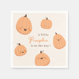 Niedlicher Pumpkin Fall Gender Neutral Baby Dusche Serviette