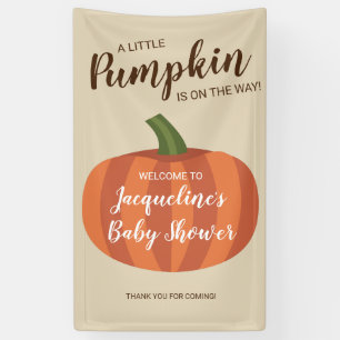 Niedlicher Pumpkin Herbst Herzlich willkommen im B Banner