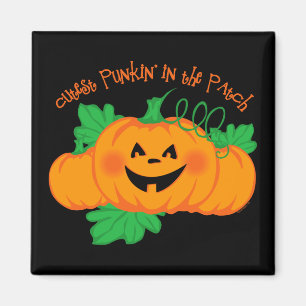 Niedlicher Punkin-Patch Magnet