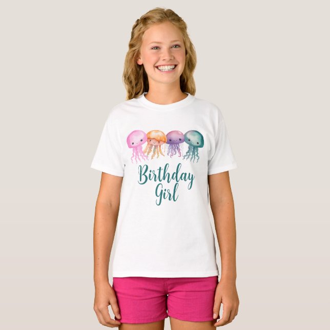 Niedlicher Quallenfisch unter dem Meer T-Shirt (Vorne ganz)