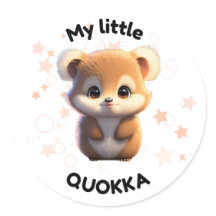 Niedlicher Quokka-Aufkleber