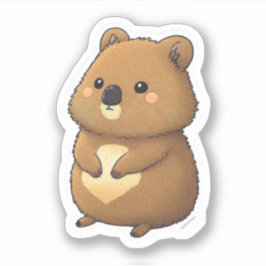 Niedlicher Quokka-Sticker Aufkleber