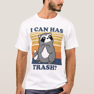 Niedlicher Raccoon, ich kann die lustige Meme abmü T-Shirt